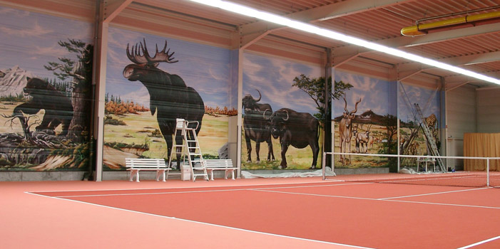 Tennishalle Bindig in Friedrichsgrn bei Zwickau